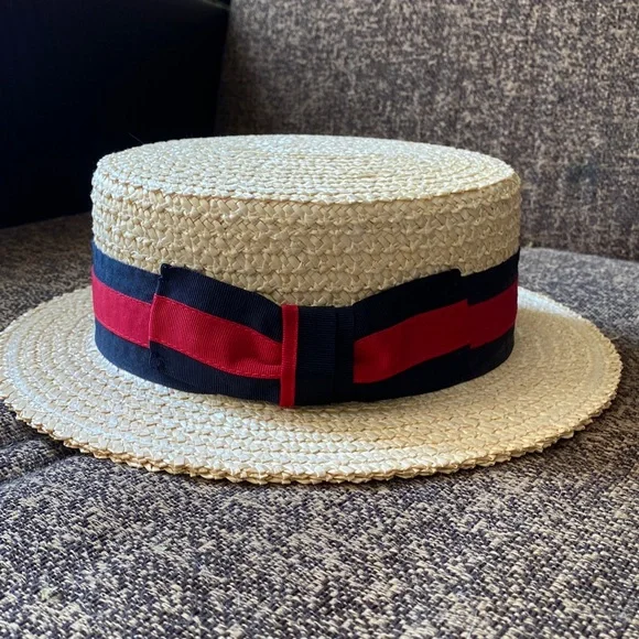 Straw Fedora hat vintage (brand new) unisex Straw Fedora Hats for Men Women Trilby Fedora Hat Roll Up  main image 2